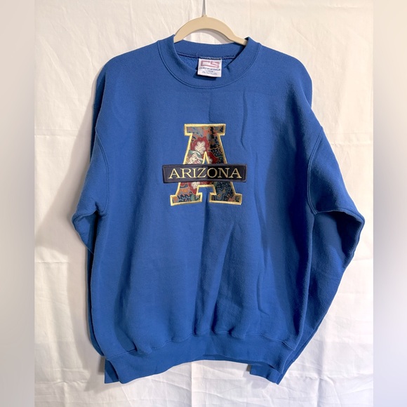 Vintage Crewneck Arizona Sweater, Size Large in Men’s - Picture 1 of 6